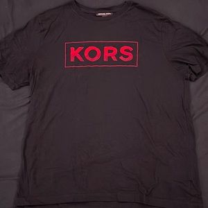 Michael Kors Black and Red XL T-Shirt
